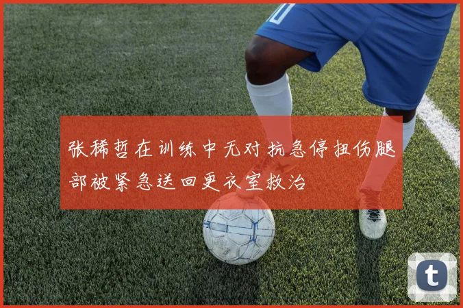 张稀哲在训练中无对抗急停扭伤腿部被紧急送回更衣室救治